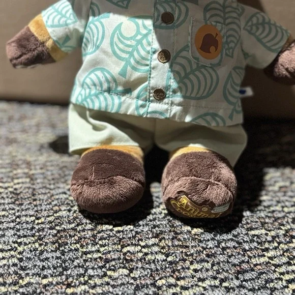 Build A Bear Animal Crossing New Horizons Tom Nook Stuffed Plush - Picture 3 of 10